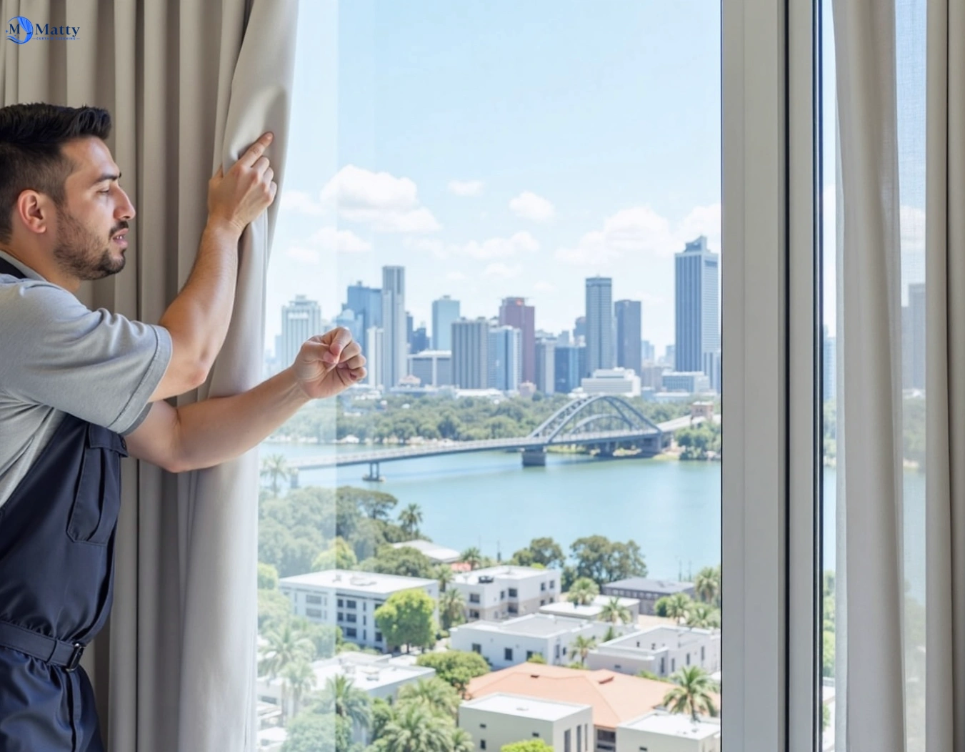 Professional curtain steam cleaning service woolwich-nsw QLD by Matty Curtain Cleaning